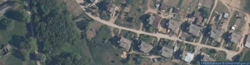 Zdjęcie satelitarne Degucie (województwo warmińsko-mazurskie)