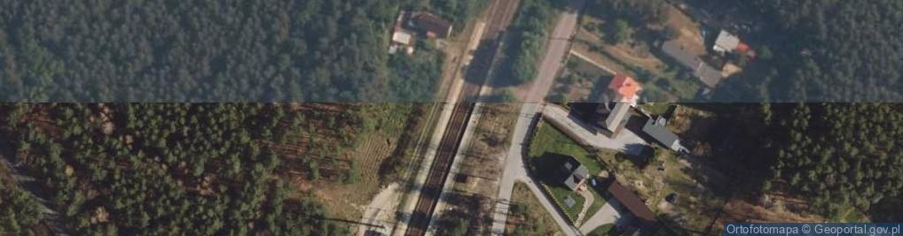 Zdjęcie satelitarne Dobryszyce koło Radomska