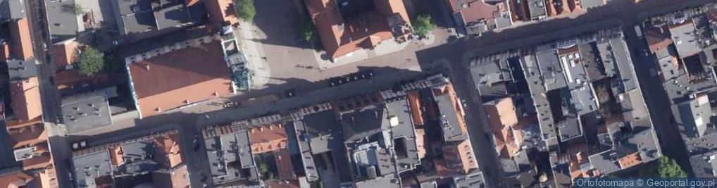 Zdjęcie satelitarne Dwór Artusa w Toruniu
