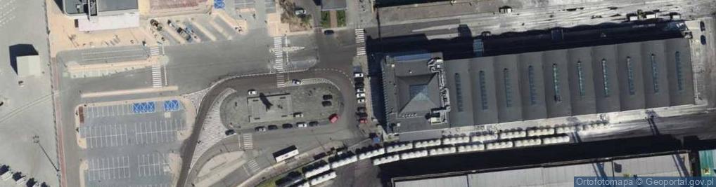 Zdjęcie satelitarne Dworzec Morski w Gdyni