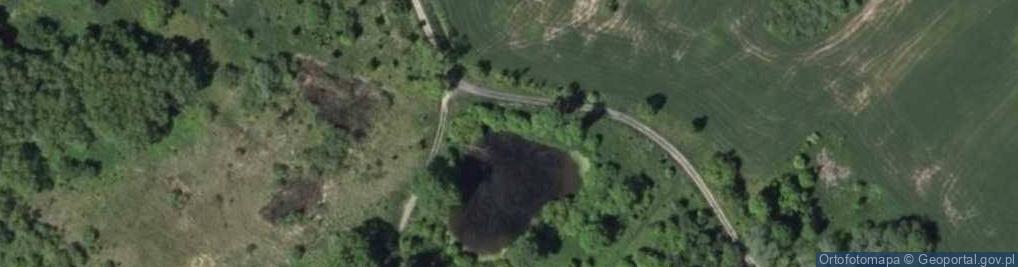 Zdjęcie satelitarne Dybowo (powiat mrągowski)