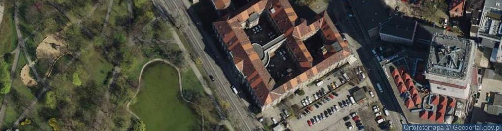 Zdjęcie satelitarne Dyrekcja Kolei w Poznaniu