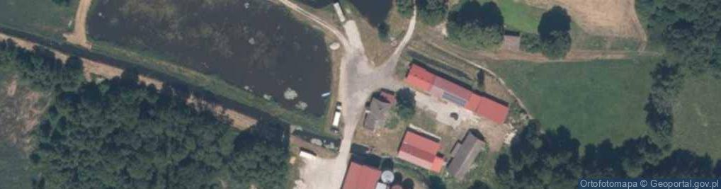 Zdjęcie satelitarne Fryszerka (gmina Żytno)