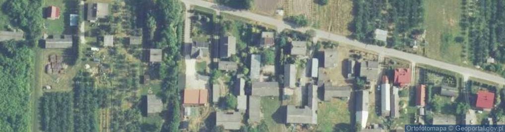 Zdjęcie satelitarne Gacki (powiat staszowski)