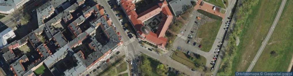 Zdjęcie satelitarne Gazownia przy ul. Grobla w Poznaniu