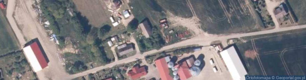 Zdjęcie satelitarne Grębice