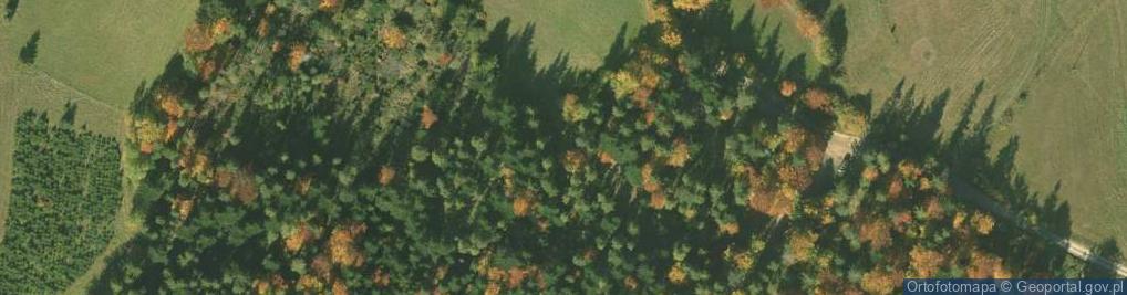 Zdjęcie satelitarne Gromadzka Przełęcz