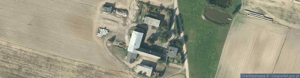 Zdjęcie satelitarne Huby (województwo kujawsko-pomorskie)