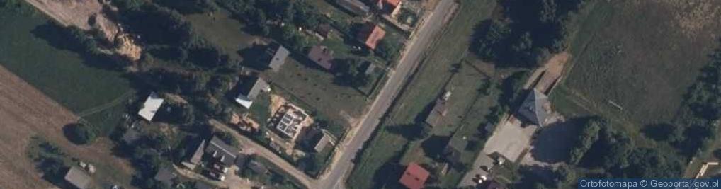 Zdjęcie satelitarne Jagodne (województwo świętokrzyskie)