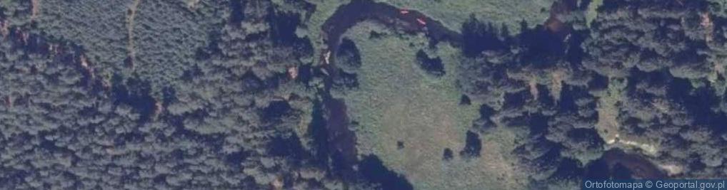 Zdjęcie satelitarne Jałowy Róg