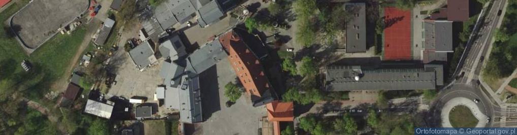 Zdjęcie satelitarne Kaplica zamkowa pw. św. Tomasza Kantuaryjskiego w Raciborzu