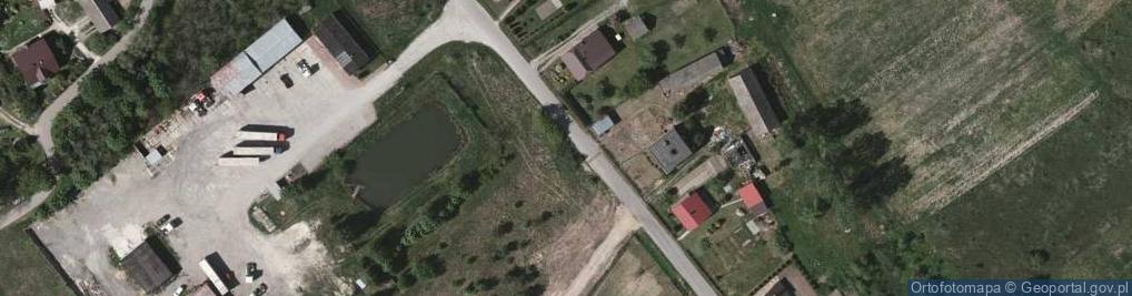 Zdjęcie satelitarne Kąt (powiat stalowowolski)