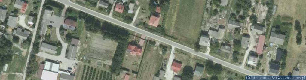 Zdjęcie satelitarne Klępie Górne
