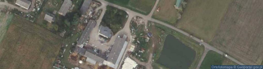 Zdjęcie satelitarne Kluczewo-Huby