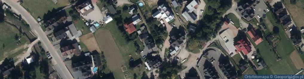 Zdjęcie satelitarne Kolej Linowa Małe Ciche