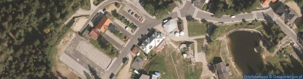 Zdjęcie satelitarne Kolej Linowa Szrenica - II sekcja