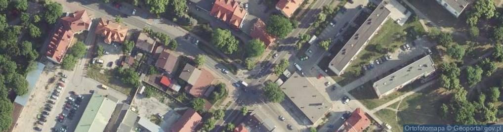 Zdjęcie satelitarne Kostrzyn nad Odrą