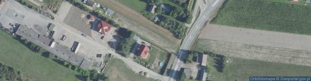 Zdjęcie satelitarne Krajno-Parcele