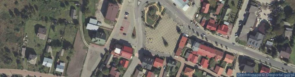 Zdjęcie satelitarne Krasnobród