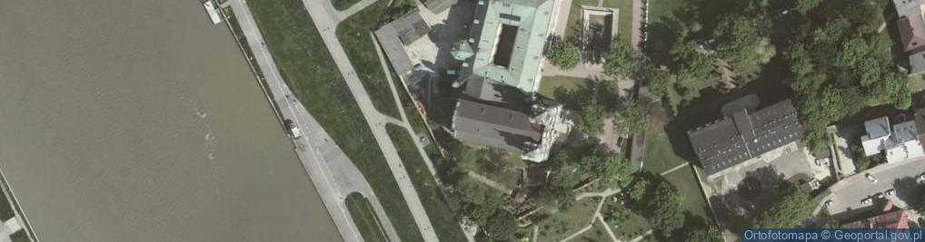 Zdjęcie satelitarne Krypta Zasłużonych na Skałce