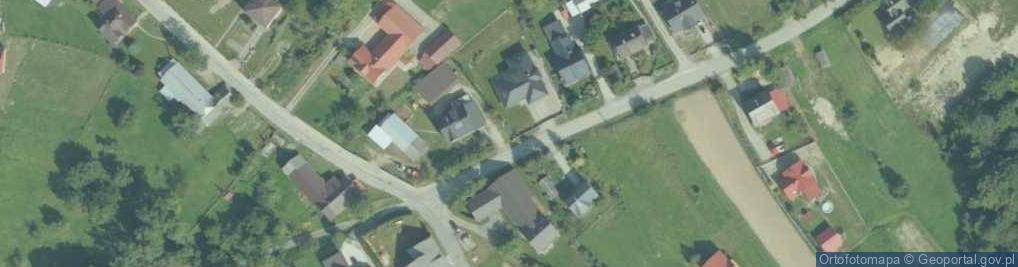 Zdjęcie satelitarne Krzeczów (powiat myślenicki)