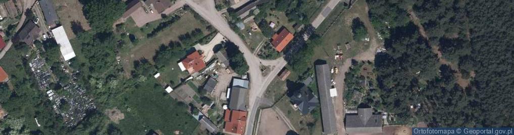Zdjęcie satelitarne Kuligowo (powiat międzyrzecki)