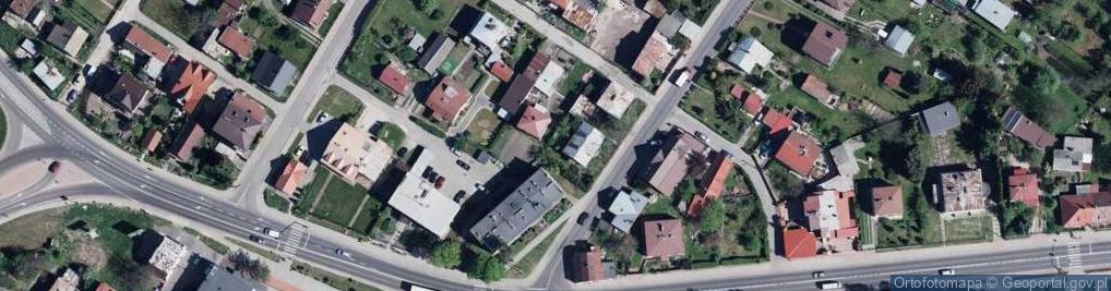 Zdjęcie satelitarne Kurów (powiat puławski)
