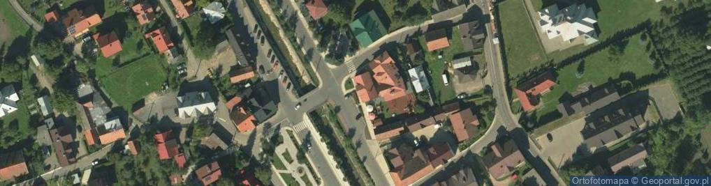 Zdjęcie satelitarne Łącko (województwo małopolskie)