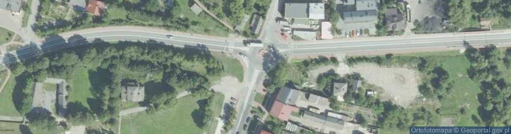 Zdjęcie satelitarne Łagów (województwo świętokrzyskie)