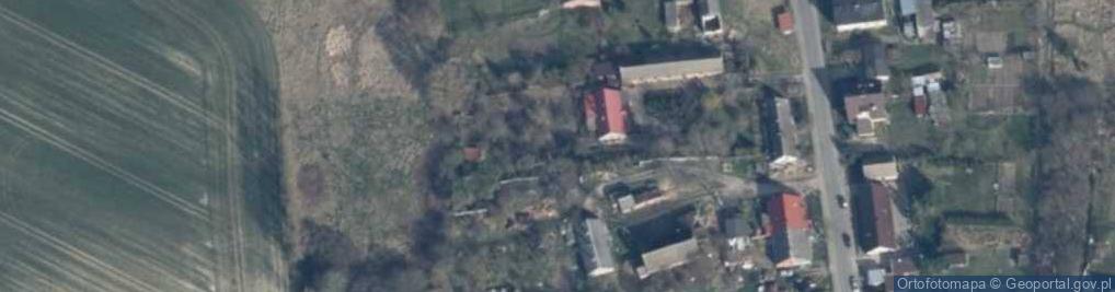 Zdjęcie satelitarne Laski (powiat sławieński)