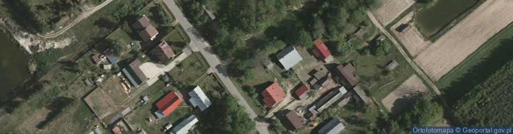 Zdjęcie satelitarne Łazów (województwo podkarpackie)