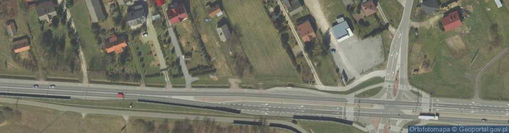 Zdjęcie satelitarne Łazy (powiat bocheński)