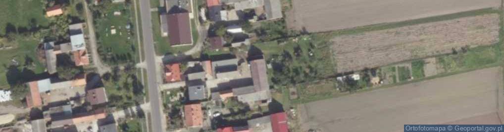 Zdjęcie satelitarne Łęka Wielka