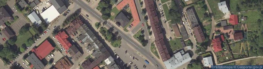 Zdjęcie satelitarne Lesko