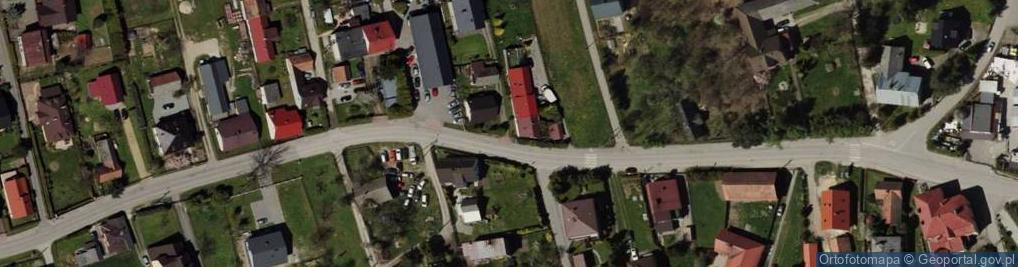 Zdjęcie satelitarne Leśna (powiat żywiecki)