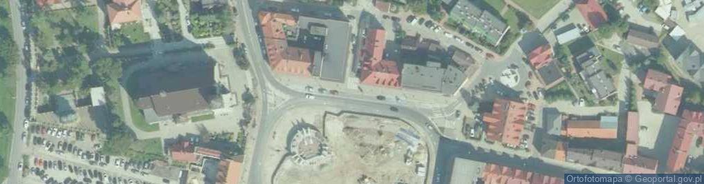 Zdjęcie satelitarne Limanowa