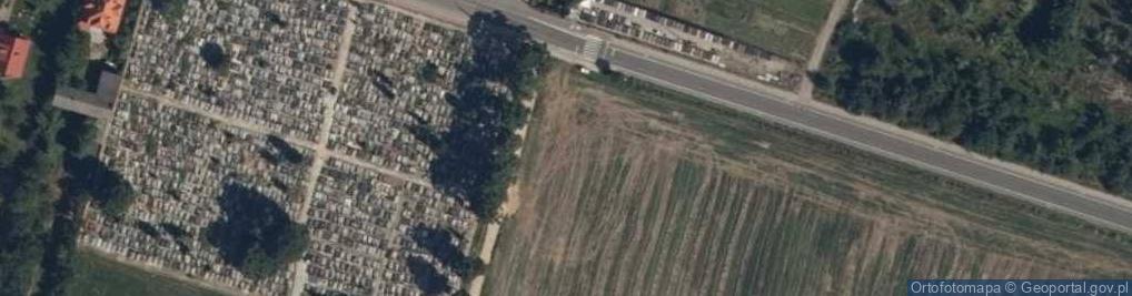 Zdjęcie satelitarne Łomna Las