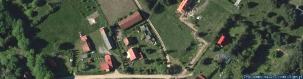 Zdjęcie satelitarne Miłuki (powiat mrągowski)