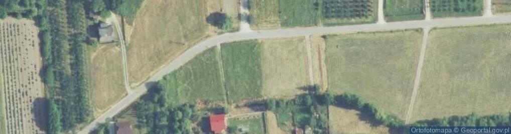 Zdjęcie satelitarne Mokre (województwo świętokrzyskie)