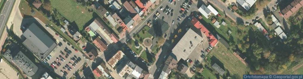 Zdjęcie satelitarne Muszyna