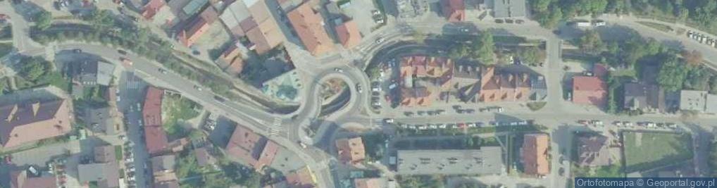 Zdjęcie satelitarne Myślenice