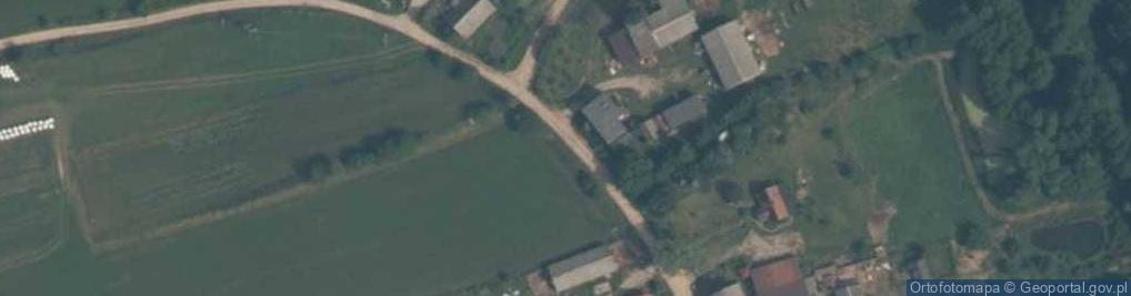 Zdjęcie satelitarne Nowy Bukowiec (powiat kościerski)