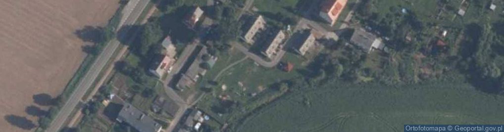 Zdjęcie satelitarne Obory (województwo pomorskie)