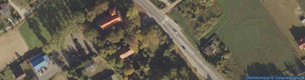Zdjęcie satelitarne Okonin (powiat grudziądzki)