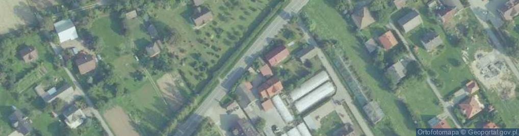 Zdjęcie satelitarne Osieczany