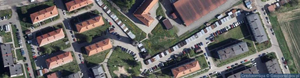 Zdjęcie satelitarne Osiedle Grunwaldzkie (Pszów)