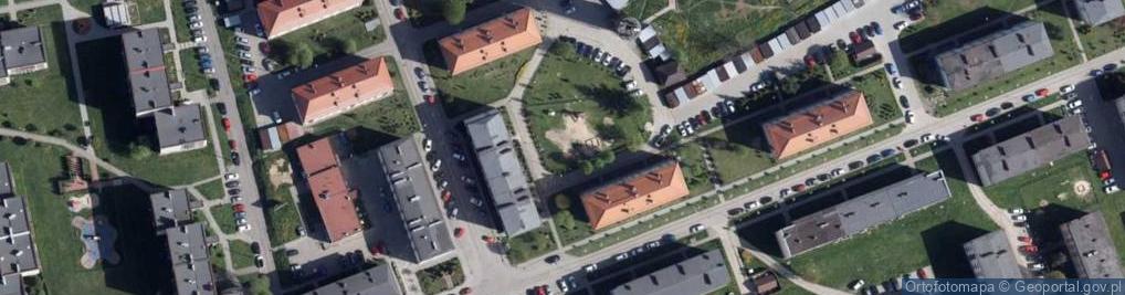 Zdjęcie satelitarne Osiedle Grunwaldzkie w Pszowie