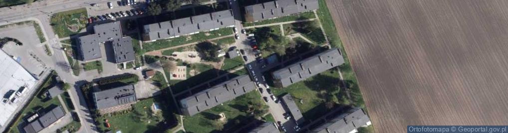 Zdjęcie satelitarne Osiedle Józefa Tytki w Pszowie