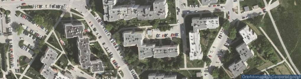 Zdjęcie satelitarne Osiedle Oświecenia w Krakowie