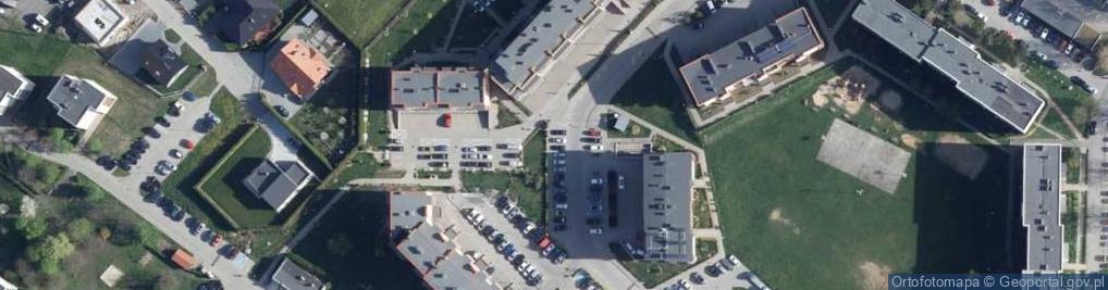 Zdjęcie satelitarne Osiedle Tęczowe w Dzierżoniowie